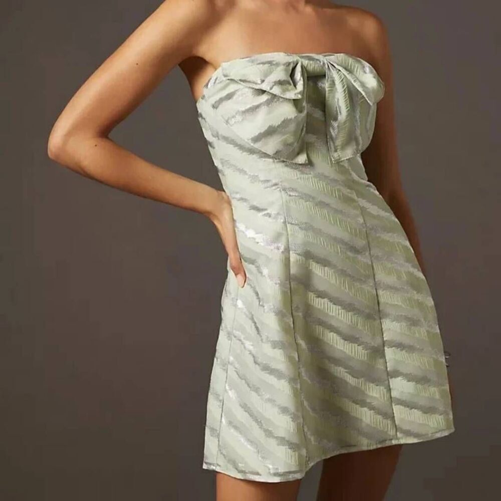 NWT Eva Franco Anthropologie Bow Tie Tube Dress
